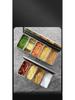 Stainless Steel Flip-Top Spice and Seasoning Storage Box for Kitchen or Restaurant Use
