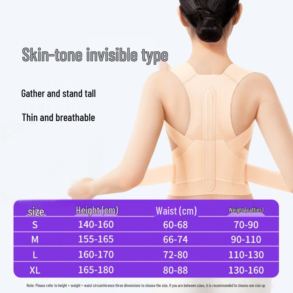 Posture Corrector Lumbar Traction Belt for Back Training and Alignment