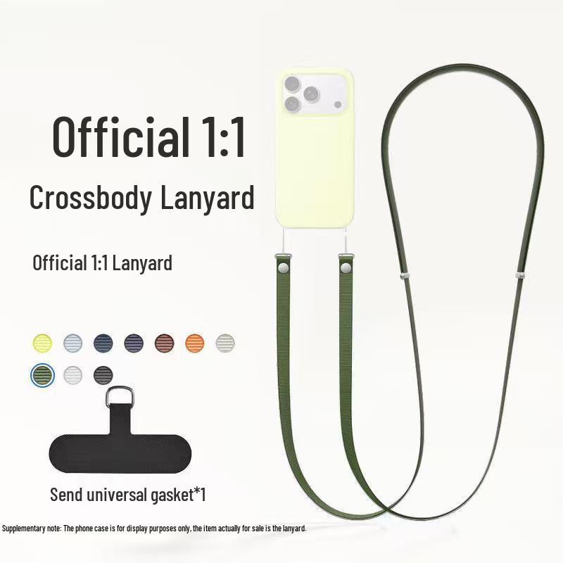 Magnetic Crossbody Lanyard for iPhone 17 - Official Apple Style Shoulder Strap