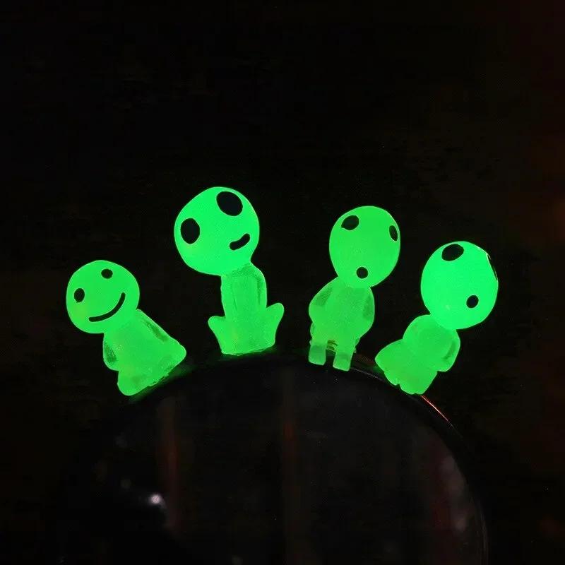 Hot 10pcs Miniature Landscape Decoration Glow in The Dark Princess Shaped Home Garden Decoration Ornament Glow in The Dark