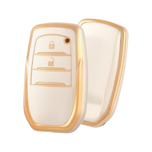 

ПОЕХАЛИ Корпус ключа ТПУ Чехол для ключа автомобиля Чехол для ключа Совместим с Новыми Toyota Prius Harrier Corolla Corolla Sport GR Yaris и т.д.. Родстер Новый Toyota C