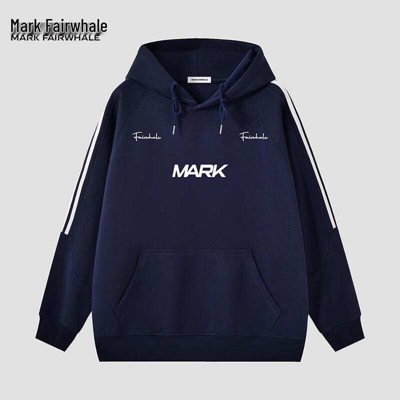 Mark Fairwhale Men s American Style Loose Fit Hooded Sweatshirt L 3940₽