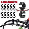 10-50PCS S Style Bicycle Brake Cable Clips Rotatable MTB Bike Shift Brake Gear Cable Buckle Cycling Cross Hose Guide Line Clips