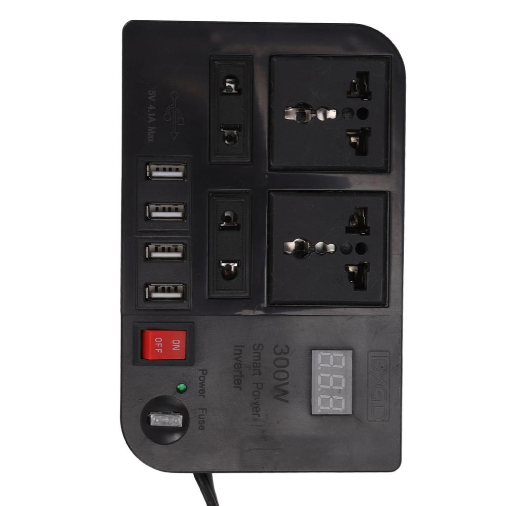 12V 300W Car Inverter AC 220V Power Converter Multiple Protection Vehicle Inverter Transformer