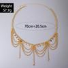 Gold Tassel Waistchain Silver Body Jewelry Summer Metal Body Chain  Women