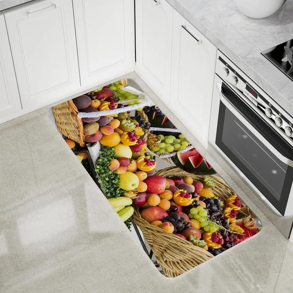 Long kitchen carpet home entrance door mat bedroom living room decoration bedside carpet corridor balcony bathroom non-slip mat