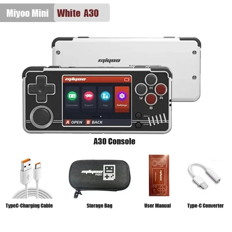 BOYHOM MIYOO A30 Handheld Game Players 2.8'' Inch Portable Retro Video Game Console Classical Linux Mini Portable Game Console
