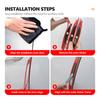 For Vauxhall Car Motorcyle Reflector Sticker Warning Strip Saftety Mark Night Reflective Accessories Tigra Corsa VXR Astra D G J