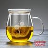 Chixing Heat-Resistant Thickened Glass Tea Mug with Infuser