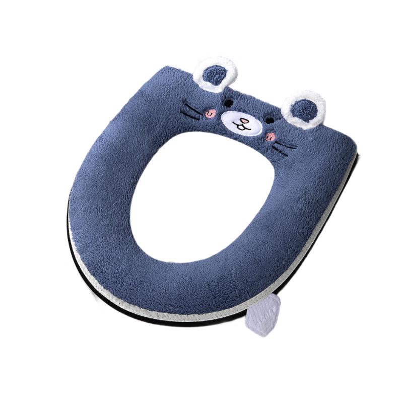 XMSJ Washable Zippered Toilet Seat Cushion