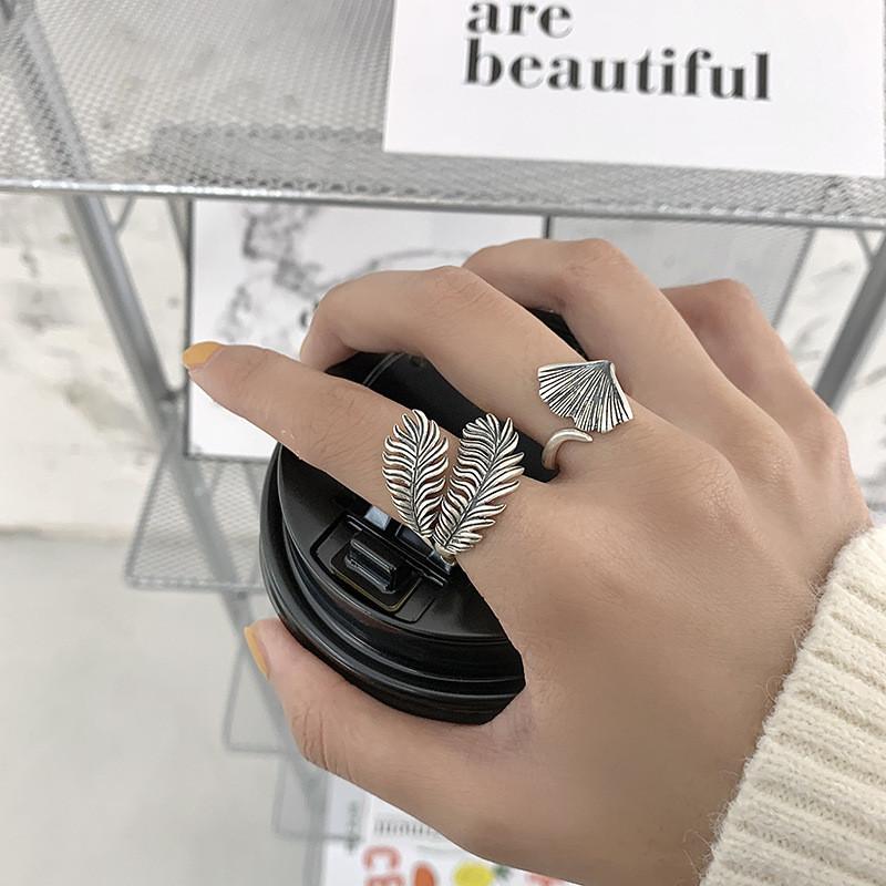 Inspired 925 Retro Sterling Silver Ring For Women With Simple And Pure Aesthetic Charm