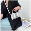 Transparent Jelly crossbody bag Girls simple casual crossbody bag Fashion crossbody bag shopping portable fashion single shoulde