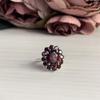 Silver Ring with Natural Garnet 4.51ct, Product Weight 3.78 G (1987575)