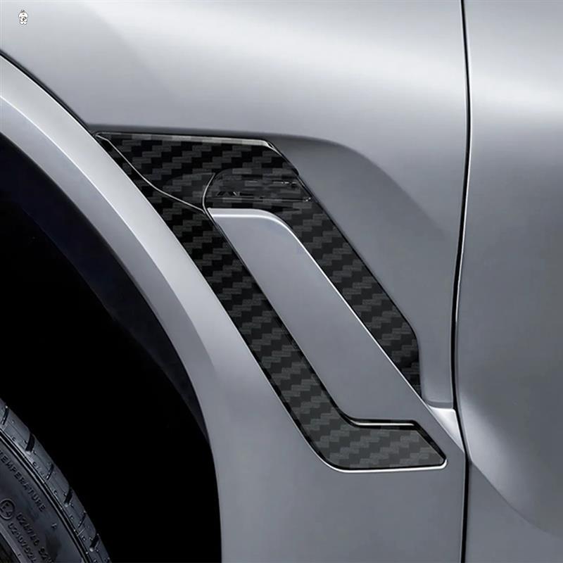 Car Side Fender Sticker Shark Gill Air Flow Wing Vent Trim For BMW X6 G06 -2024 Accessories