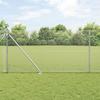 VidaXL Welded Wire Fence with 13 Pointed Posts 1x25 M Galvanized Steel 3351962