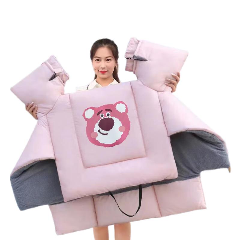 

Bear Home Textiles BH-2601 Printed Cartoon Plush Thick Windproof Quilt