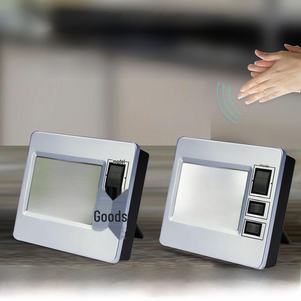 Modern Silent Alarm Clock with LCD Display for All Ages