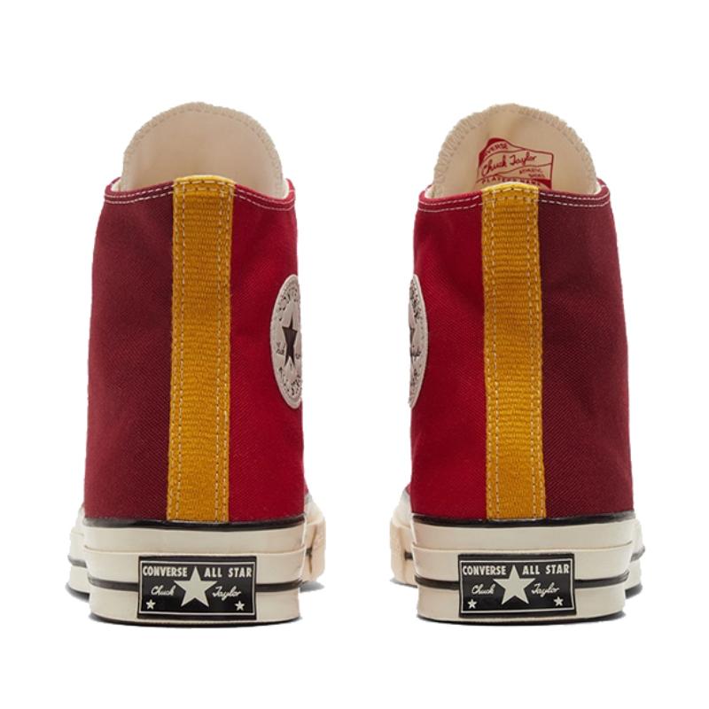 Converse Chuck 70 High 'Tri-Panel' 1970s Casual & Versatile Stylish High Top Espadrilles Unisex Red