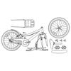Kids  Bicycle 20 Inch for Ages 6 11 Dark Blue