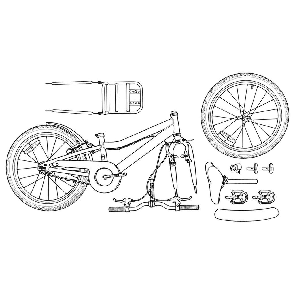 Kids  Bicycle 20 Inch for Ages 6 11 Dark Blue