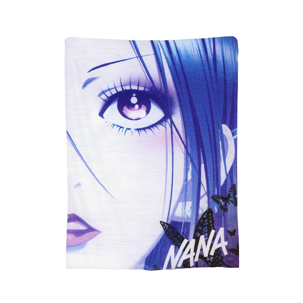 Nana Anime Manga Blankets Flannel Autumn/Winter Portable Super Warm Throw Blanket for Bed Office Bedspread