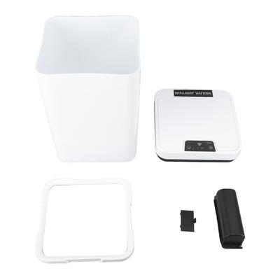 Poubelle Intelligente 18L Plastique PP Capteur de Mouvement Type Batterie Poubelle Automatique Sans Contact pour