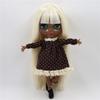 ICY DBS Blyth Puppe Joint Body Blassblond Mix Weißes Haar 30cm 1/6 BJD Spielzeug Super Schwarze Haut Tan Haut Glänzendes Gesicht Anime Mädchen Geschenk