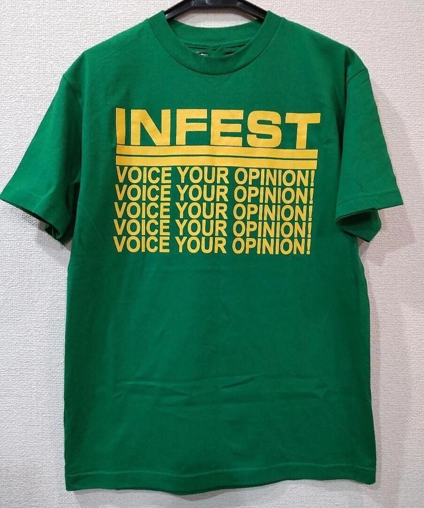 New INFEST Voice Your Opinion Gift For Fans Unisex S5XL Shirt KK138 Unisex T-Shirt S