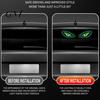 Auto Interior Ambient Lighting Solar Demon Eye Car Window Light, Waterproof Wireless Dynamic Warning Sign with Suction Led Breathing Light for