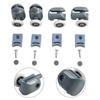 High Quality Hot Sale 100% Brand New Shower Screen Door Rollers Pulleys Easy Glide Collision Block Lower Rollers