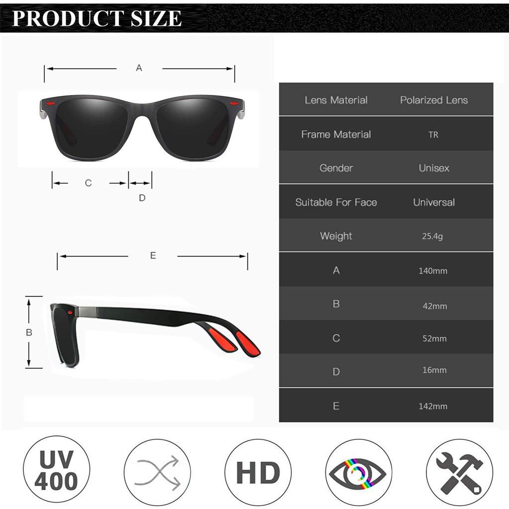 Perfectmiaoxuan Polarized Sunglasses for Men and UV400 Ideal for and Hiking Women, Protection, Driving, Sports, Cycling, Motorcycles, Fishing,