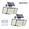 106/318 LED Solar Light Outdoor 328 LED Spotlights IP65 Waterproof Motion Sensor Human Solar Flood Security Lights 3 Modes