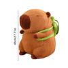 Fluffy Capybara Doll with Tortoise Comfortable Plush Simulation Capybara Doll Funny Soft Plush Doll for Christmas Birthday Gift