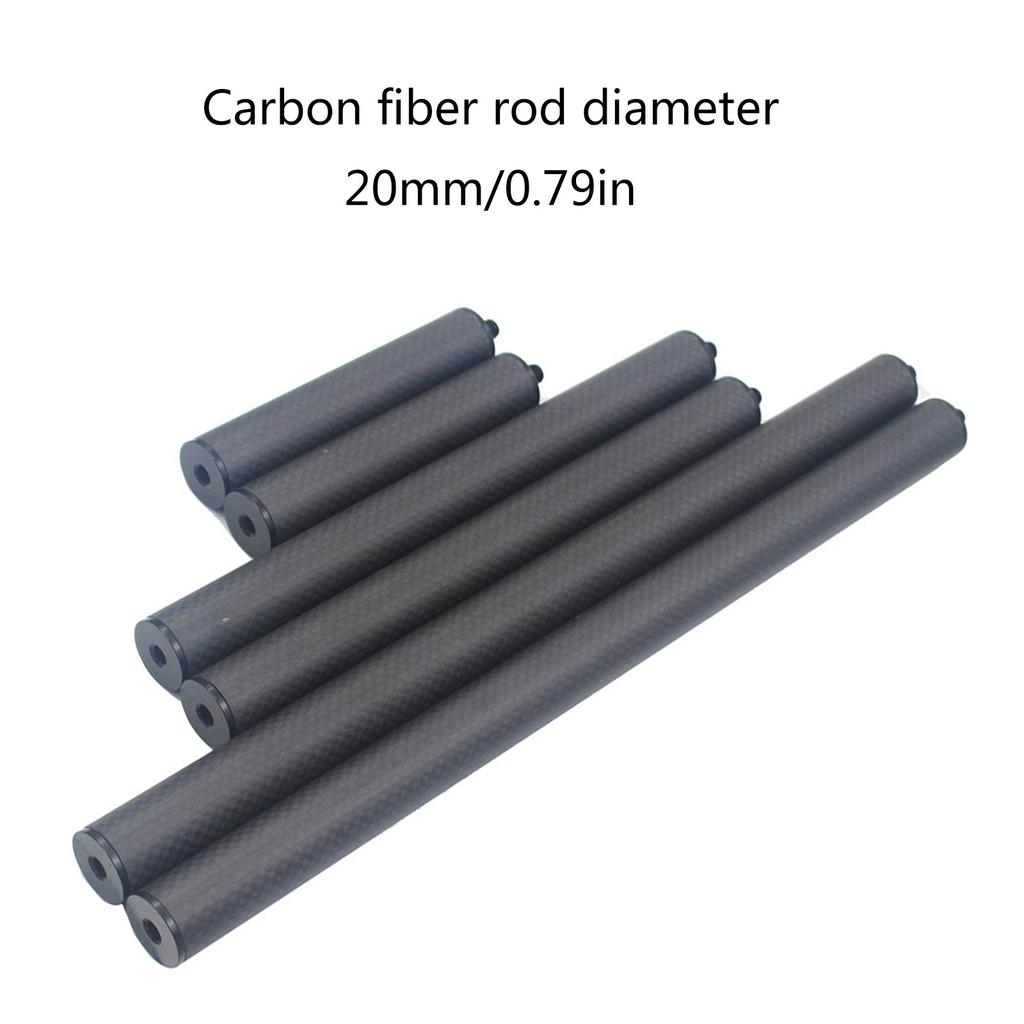 Tijă de extensie pentru cameră, tijă metalică cu filet de 1/4" pentru trepied și stabilizator pentru camere GoPro DSLR