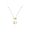 Baby Louise Hollow Logo Metal Necklace Women Necklace M00598