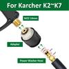 High Pressure Washer Gun & Foam Cannon Kit - 1/4" Quick Connect with M22-14 Adapter for Karcher K/Nilfisk/Bosch Washer