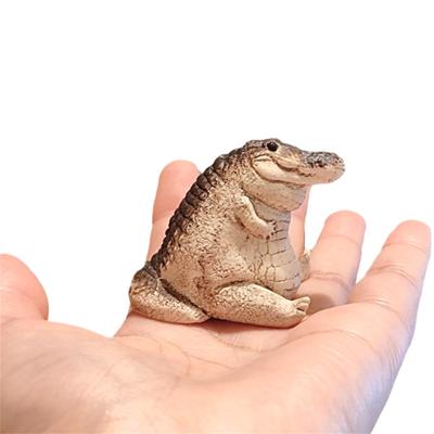 Tea Pet Fine Workmanship Requintado Bonito Delicado Decorativo Roxo Barro Feito à Mão Crocodilo Chá Estatueta Suprimentos Domésticos