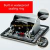 F26C Stainless Steel Receptacle Outlet Pop-Up Floor Electrical Outlet Floor Socket Waterproof Electrical Outlet Cover Box