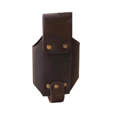 Porte-gobelet canette de bière Porte-bouteille en cuir PU Holsters à bière Ceinture porte-bière Cadeau pour petit ami