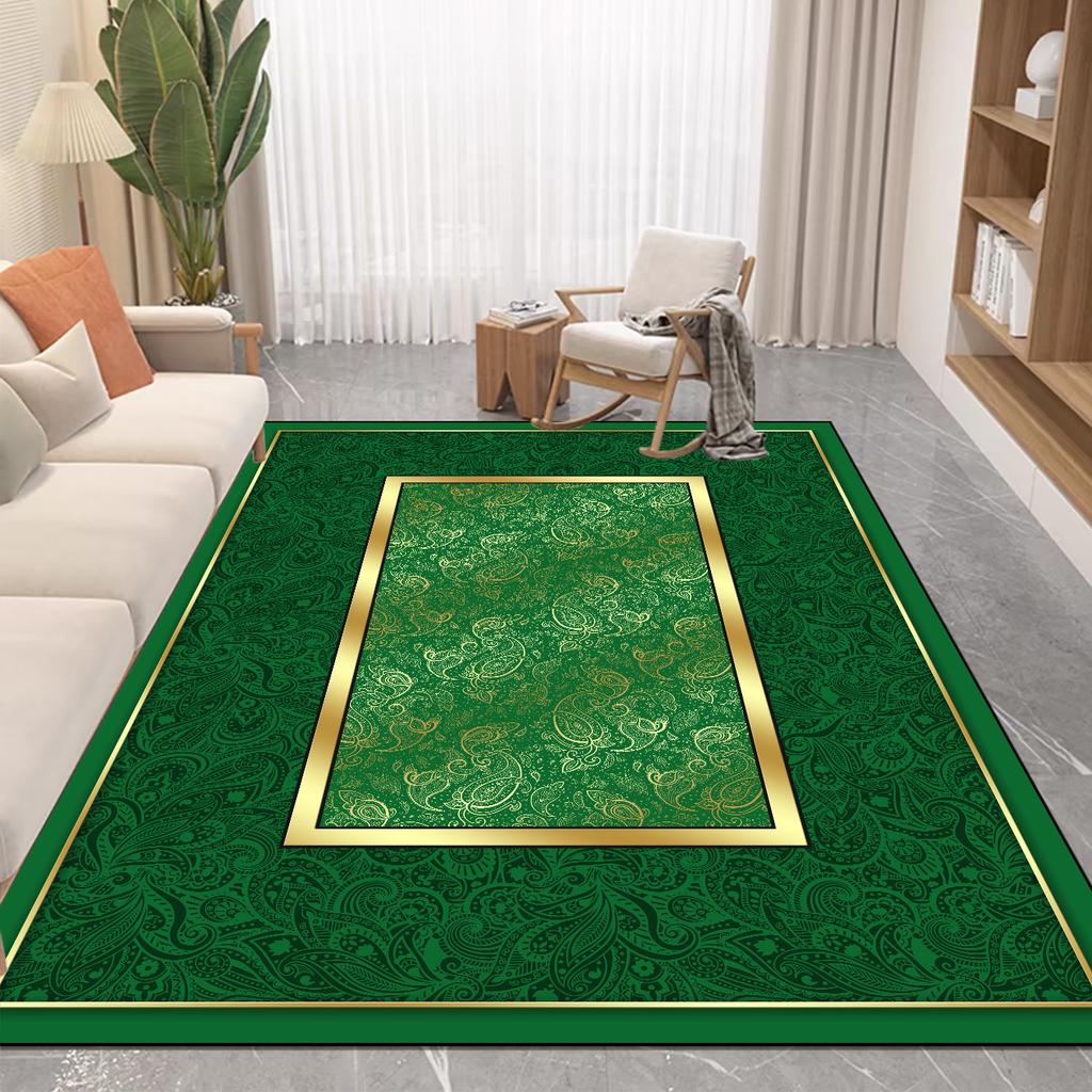 Nordic Luxury Style Carpet In The Living Room Easy Clean Absorbent Soft Mat Antiskid Lounge Decor Rugs Big Size Room Floor Mats