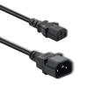 Qoltec IEC C13/C14 Power Cable | 3x1.0mm2 | 1.8m