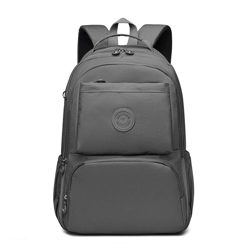 

Женский рюкзак нейлоновый школьный рюкзак для средней школы легкий дорожный рюкзак темно-серого