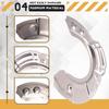 Left Brake Dust Shield for BMW 567 Series F10/F11/F07/F06/F12 - Part 34116775265