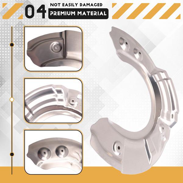 Left Brake Dust Shield for BMW 567 Series F10/F11/F07/F06/F12 - Part 34116775265