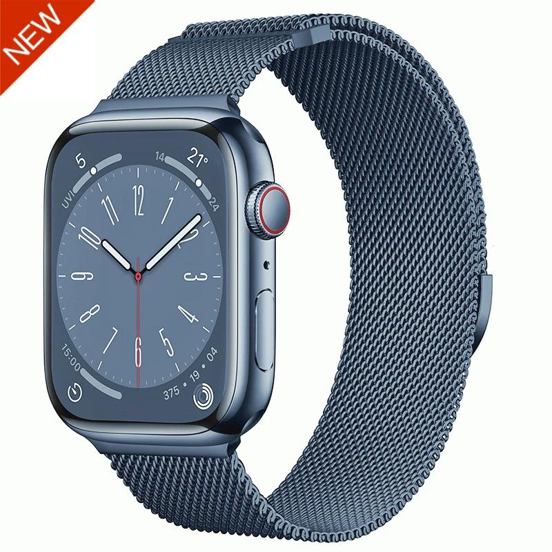 Milanese Loop Band for Apple watch Ultra 9 8 7 6 5 SE 45mm 49mm 44mm/41mm/40mm Metal Magnetic Strap iWatch 11 10 46mm 42mm Band