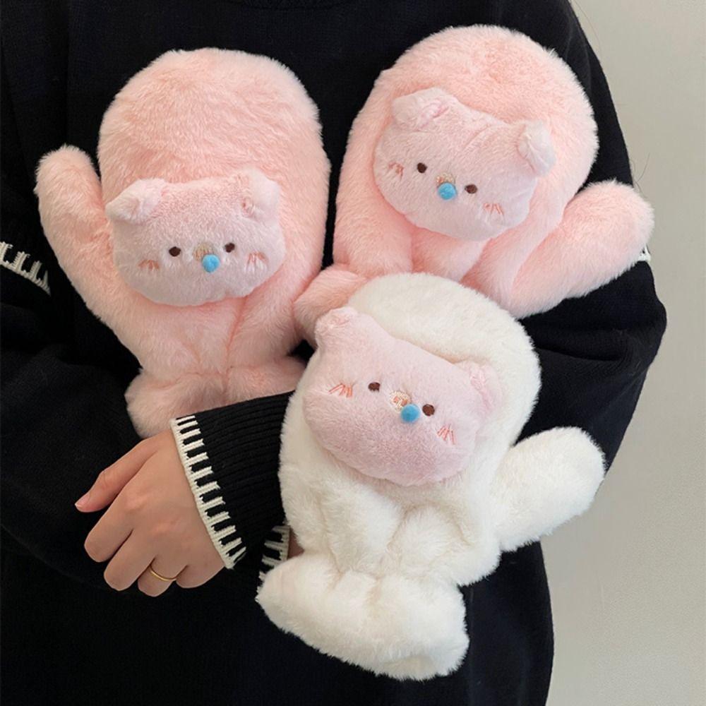 Thicken Windproof Cross Scarf Plush Neck Warmer New Neckerchief Wrap  Winter