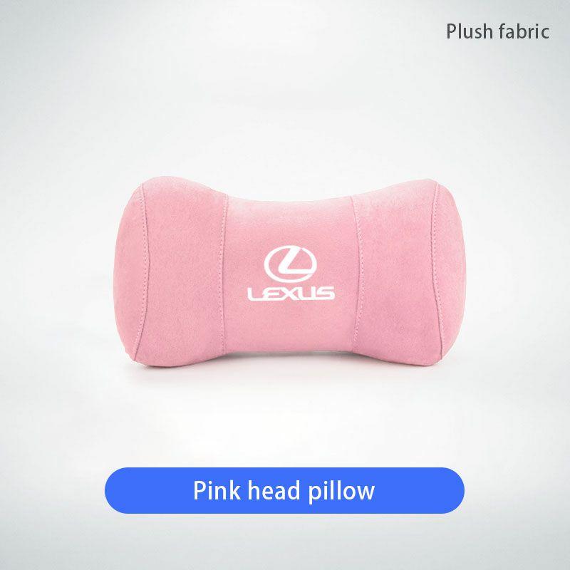 

Car Seat Suede Memory Cotton Neck Pillow Headrest For Lexus GS IS LS500h ES260 ES300h RX350h NX260 UX260 LM LC RZ450e TX CT200h