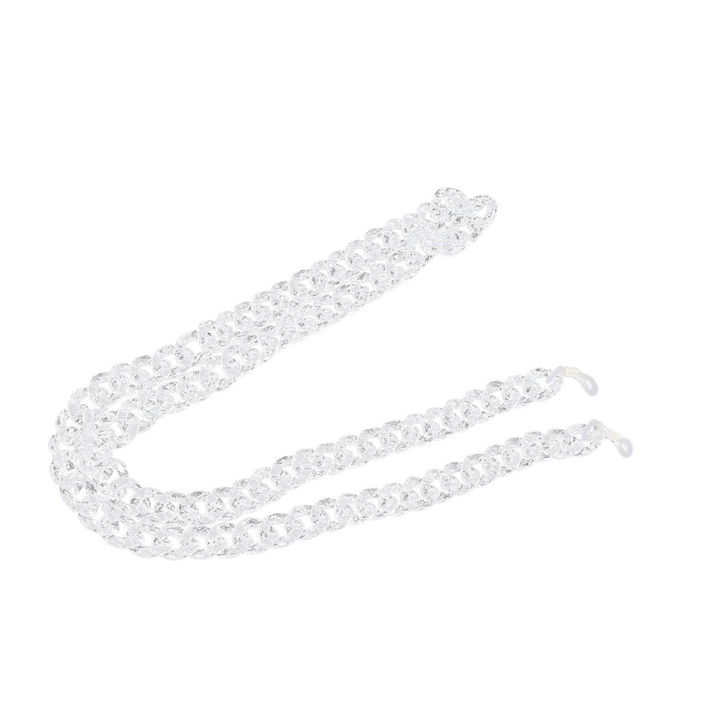 Women S Eyeglass Chains Transparent Acrylic AntiLost Stylish Sunglasses Chain Holder