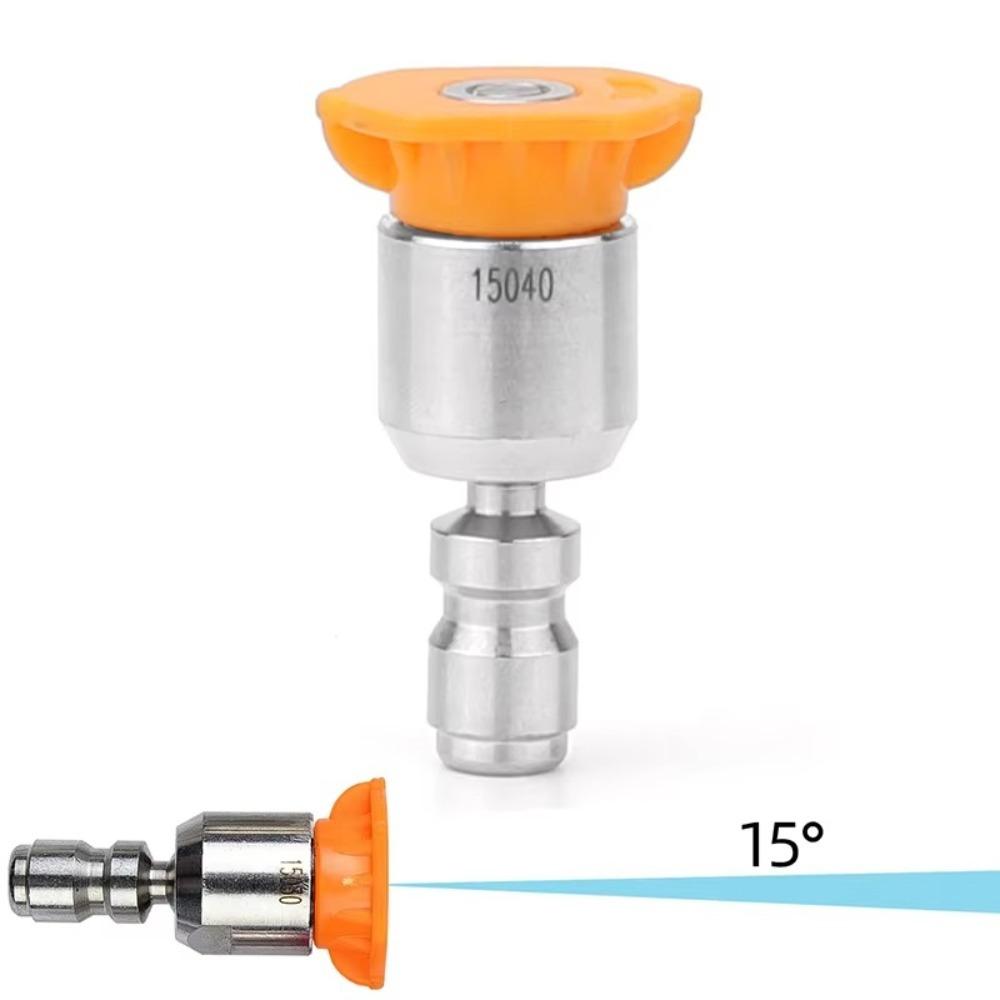 1/4'' Quick Connect High Pressure Washer Tips Stainless Steel Rotary Spray Jet Tip  Patio