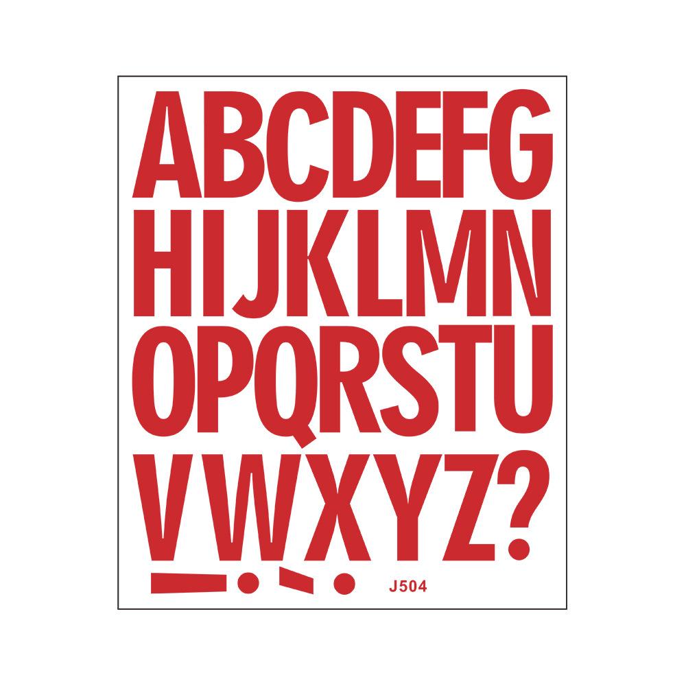 A Hand-painted Notebook with 26 English Letters Can Be Freely Pasted As Home Beautification and Decoration Wall Stickers